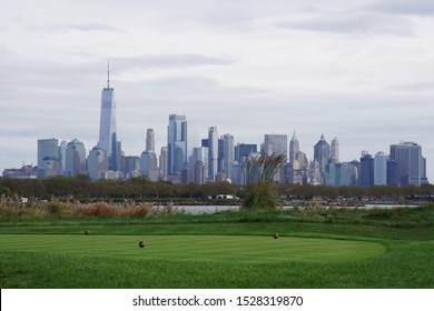 Jersey City, NJ / USA - October 11, 2019: Liberty National Golf Club
In New Jersey.