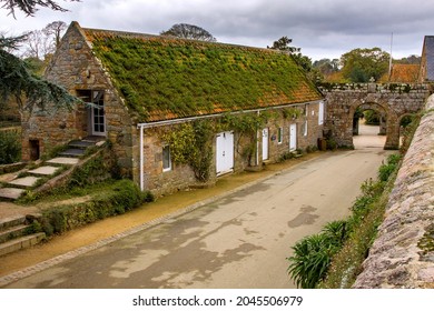 Jersey, UK - November 5, 2011: The Building And Garden Of The Durrell Wildlife Conservation Trust In Les Augres Manor