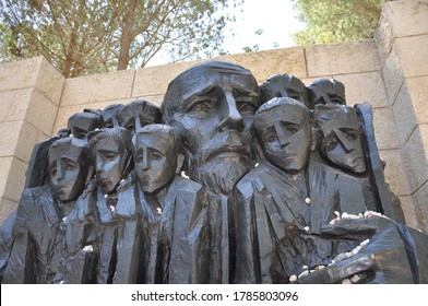 Jerusalem, Israel, 13 September 2012. Yad Vashem Official Memorial To The Victims Of The Holocaust.
Janusz Korczak And The Children Memorial