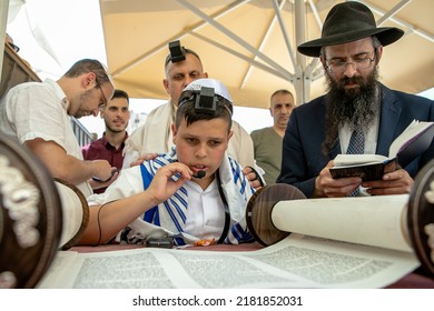 Jerusalem, Israel - May 2022
Bar Mitzvah At The Wailing Wall. Day At The Western Wall