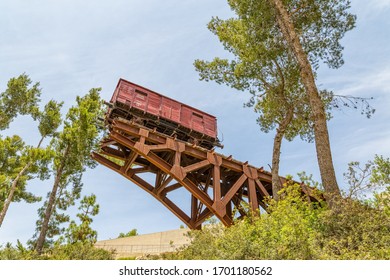 JERUSALEM, ISRAEL - MAY 25, 2017: Holocaust Train At Yad Vashem Holocaust Memorial In Jerusalem