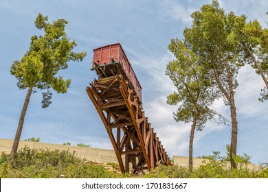 JERUSALEM, ISRAEL - MAY 25, 2017: Holocaust Train At Yad Vashem Holocaust Memorial To The Victims In Jerusalem