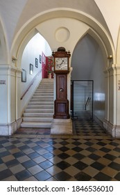 Jerusalem, Israel, October 24, 2020 : The Interior Of The Austrian Hospice Building In The Old City Of Jerusalem In Israel