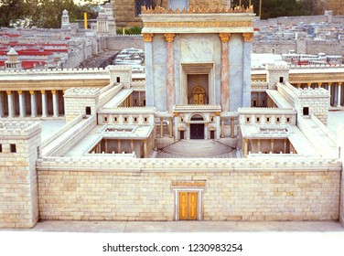 Jerusalem, Israel, one fiftieth scale model, as the city was in Seventy AD, March 9, 1998