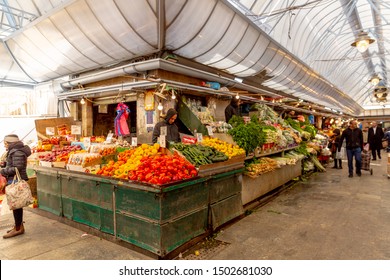 Jerusalem, Israel-01.09.2019: Mahane Yehuda Market Is A Marketplace In Jerusalem, Israel