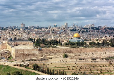 Jerusalem Old City from the Mount of Olives