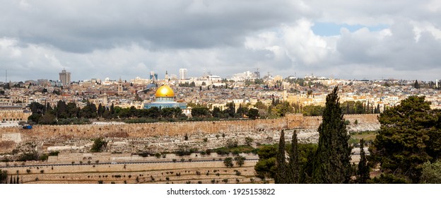 Jerusalem panoramic view of the old city