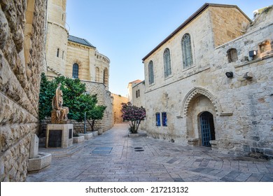 Jerusalem street in the old city
