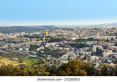 Jerusalem and Temple Mount panoramic view