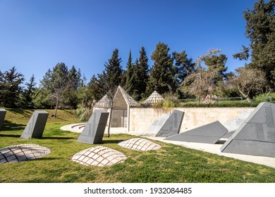 Jerusalem-israel. 07-03-2021. A Monument In Memory Of The Jews Who Immigrated From Ethiopia, Who Died On The Way To Eretz Israel, Mount Herzl Park