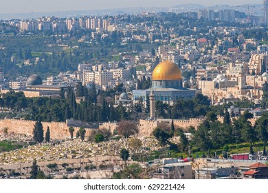 Jerusalim, Israel, view of the city - Shutterstock ID 629221424
