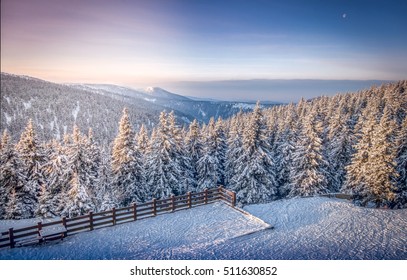 Jeseniky Mountains In Moravia (Czech Republic)