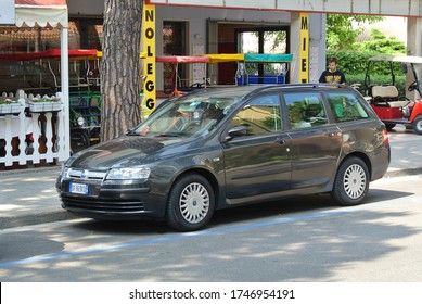 JESOLO, ITALY - JUNE 22, 2014: Fiat Stilo MultiWagon (Type 192) Estate Station Wagon 2000s Car