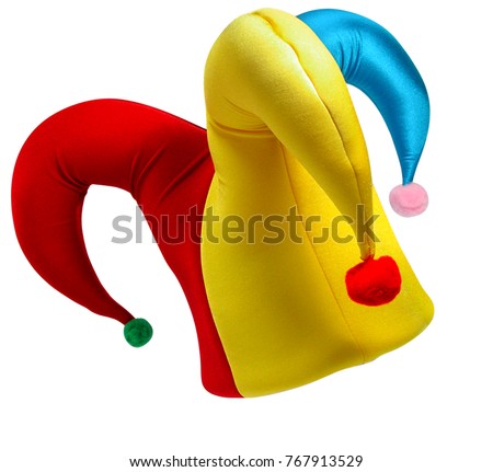 Jester hat isolated  