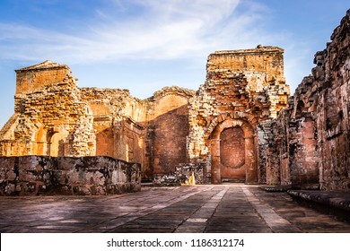 Jesuit Mission Ruins at Jesus de Tavarangue, Paraguay - UNESCO World Heritage site