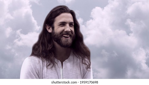 Jesus of the Bible Laughing