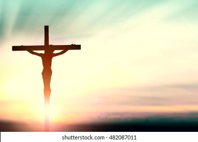 Jesus christ crucifix on cross calvary nature background concept for seventh day adventist church, love agape he is risen in world easter day, good Friday, Christmas, catholic faith for Sunday funeral Jesus christ crucifix on cross calvary nature background concept for seventh day adventist church, love agape he is risen in world easter day, good Friday, Christmas, catholic faith for Sunday funeral