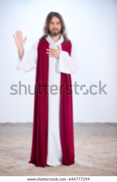 Jesus Christ Hand On His Chest Stock Photo 646777294 | Shutterstock