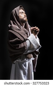 Jesus Christ Praying God Dark Black Stock Photo 327753323 | Shutterstock