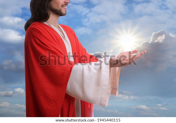 Jesus Christ Reaching Out His Hands Stock Photo 1945440115 | Shutterstock