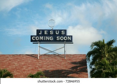 Jesus Coming Soon Sign