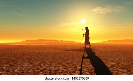 Jesus Desert Images Stock Photos Vectors Shutterstock