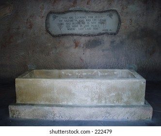 Jesus Empty Tomb Text Mark 16 Foto Stok 222479 | Shutterstock