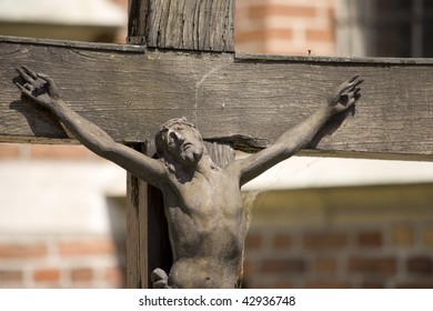 Jesus On Cross Church Rear Stock Photo 42936748 | Shutterstock