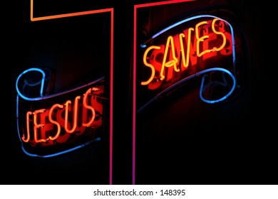 Jesus Saves sign