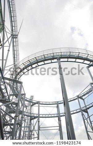 jet coaster and sky