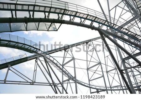 jet coaster and sky
