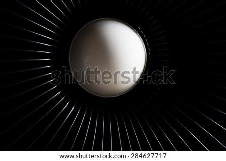 Jet engine Carbon metallic texture background.