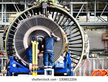 Houston Texas August 2018 Inside Hangar Stock Photo 1205114053 ...