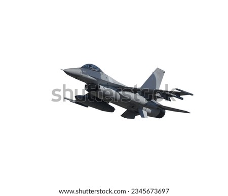 jet fighter isolated on white background