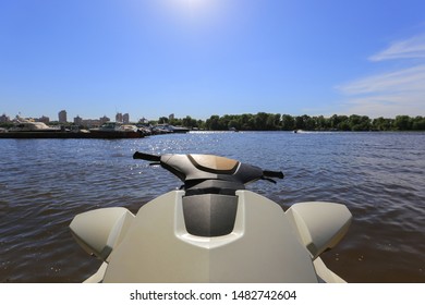 Jet Ski Front View Close Up