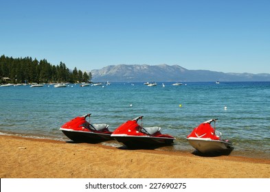 Jet Ski At Lake Tahoe