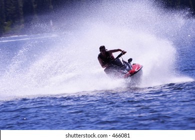 Jetski On Shaver Lake