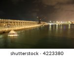 jetty by night tel viv israel