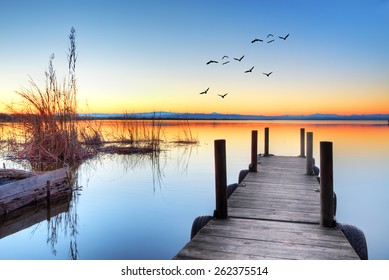 Jetty In Lake