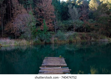 A Jetty In Magoebaskloof In South Africa