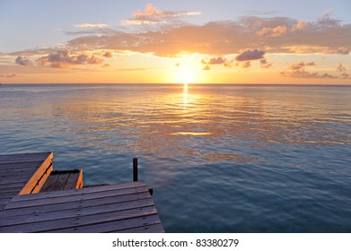 Jetty On Maratua Island, Kalimantan, Indonesia