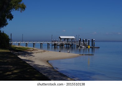 Jetty At Pumicestone Passage Bongaree Bribie Island