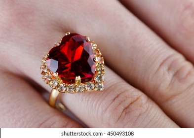 Jewellery ring isolated on the white - Shutterstock ID 450493108
