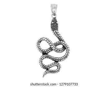 Jewelry Pendant Snake Stainless Steel One Stock Photo 1279107733 ...