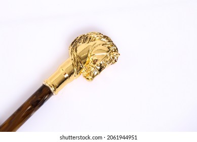 Jewelry Walking Stick On White Background