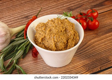 Jewish Eggplant Dip With Olive Oil