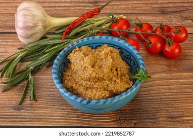 Jewish Eggplant Dip With Olive Oil