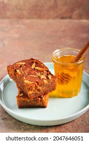 Jewish Honey Cake, On Plate