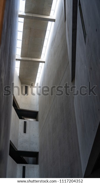 Jewish Museum Berlin Exposed Concrete Interior Buildings