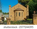 Jewish synagogue built from sandstone dating from 1888 in the small Little Karoo town in the Western Cape, South Africa